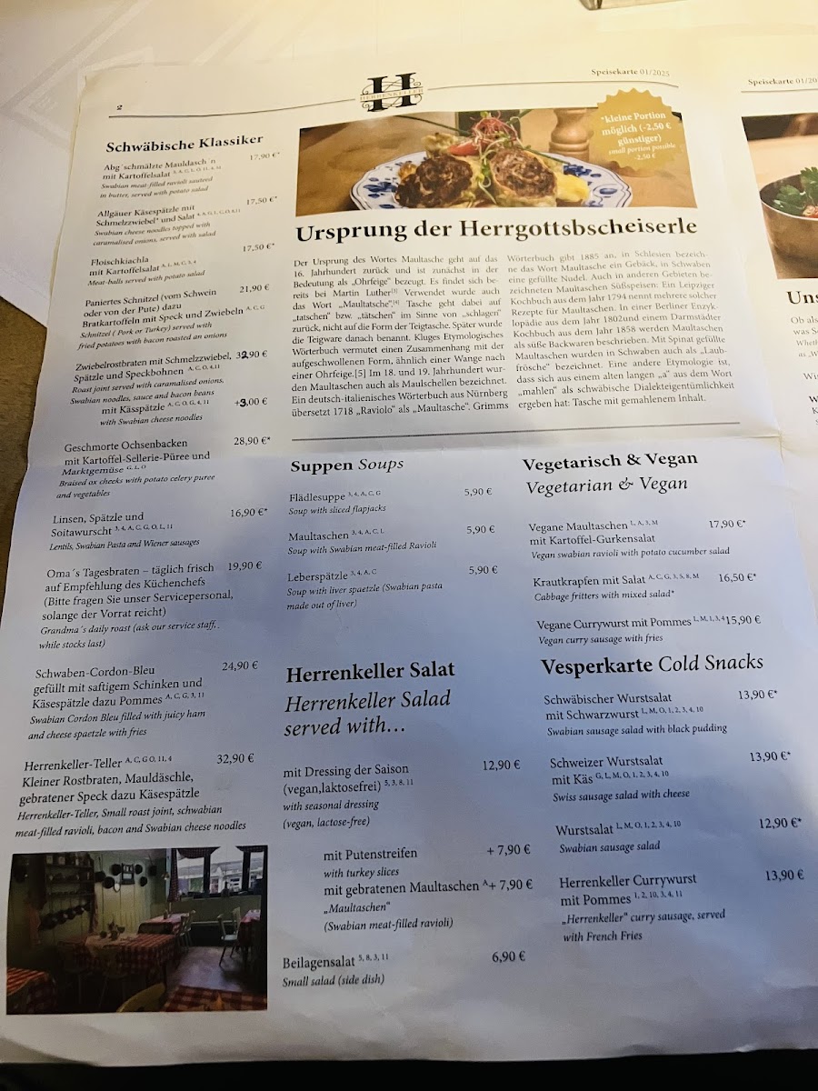 Menu - Herrenkeller photo 5